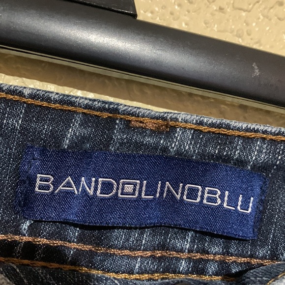 Bandolino Blue Denim Jeans Pants Size 6 Flap Pockets 🌀 - Picture 8 of 16